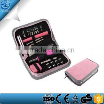 32 Piece Ladies Pink Tool box ,Household Pink Tool Set Special For Ladies