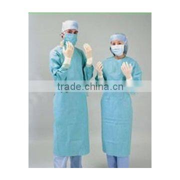 disposable non-woven isolation gown