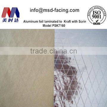 Reflective aluminum foil insulation