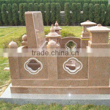 Artistic Granite Headstone YF-HT-S-MB184