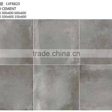 2016 China supplier dark color outdoor cheap cement tiles non slip floor tiles