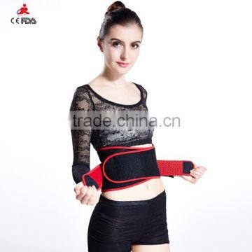 2015 faddish waist trimmer belt lumbar straightening support slimming body wraps / belt slimming