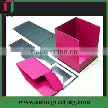 Rigid Folding Cosmetic Package Box Unique Design Outer Box for Cosmetic High Quality Foldable Gift Box Supplier in Shenzhen