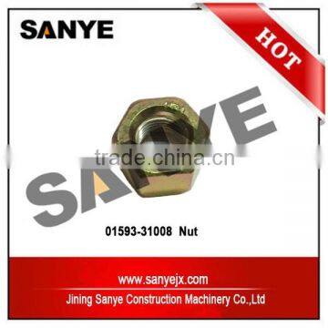 Genuine Bulldozer Spare Parts 01593-31008 Slotted Nut for D155A D275A D85A Operator's Cab Parts