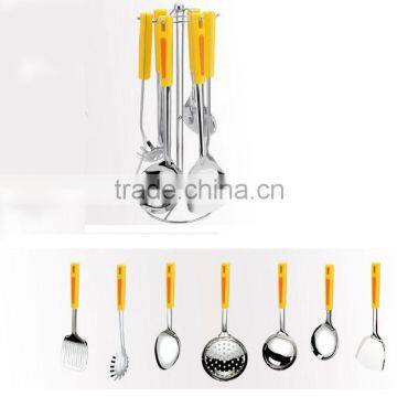 2015 High Quality Cutlery Kitchenware With Plastic Handle Korean Kitchen Tools/modern Kitchen Designs 7PCS/SET S33 photo-6