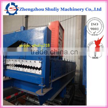 Steel roofing machine