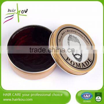 OEM shine effect water base sharp pomade/ hair gentlemen pomade