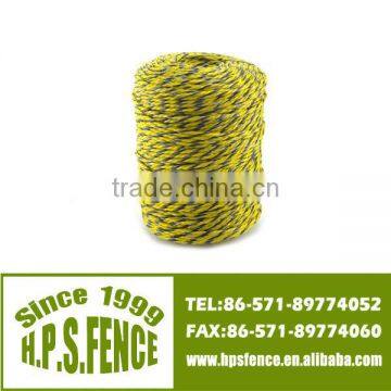 (Chian manufacture) High quality and good conductivity PE UV resistance electric polyethylene rope for fence