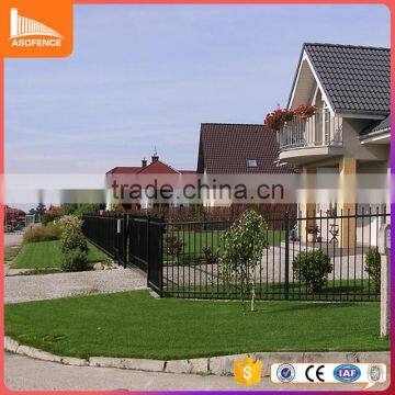 powder painted galvanized steel fence with long work life