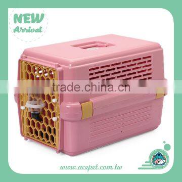 643 Taiwan design Pet product,Dog Cat Transport Cages,3coior Plastic pet carrier