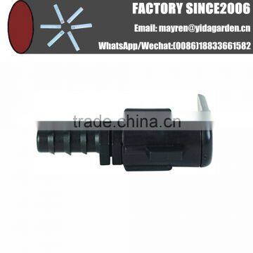 PE pipe barbed connector for Lay flat hose
