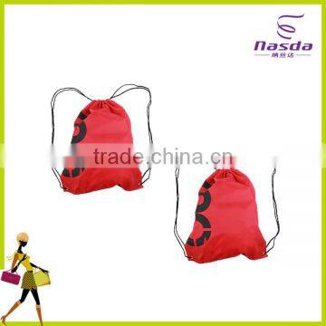 customized printing nonwoven backpack drawstring bag