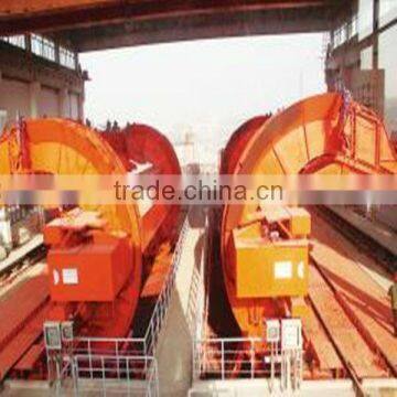"C" type dual rotary railcar dumper with side arm charger for C60 wagon