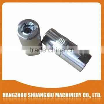 steel American type grease gun coupler with sufficient stock