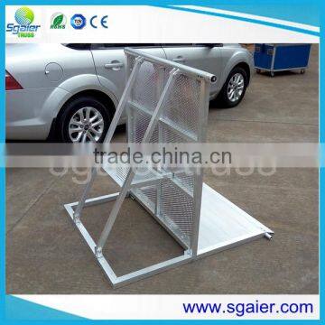 outdoor aluminum stage crowd barriers/crowd standing barrier in stock