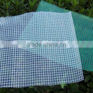 Clear vinyl canvas coating material 3x3 mesh pe leno tarpaulin tarps