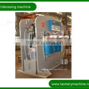 leather tanning machine Chinese plate Hydraulic leather embossing machine