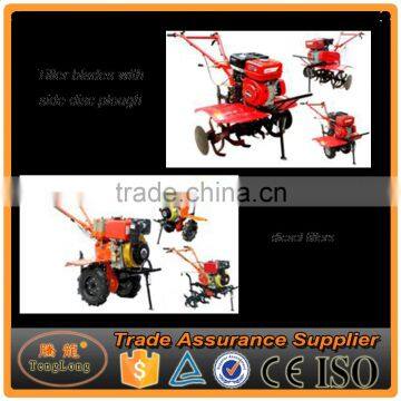 10HP Diesel Power Rotary Tiller With Trailer For Land Cultivation photo-4