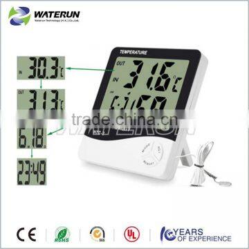 Multi Function Thermometer Hygrometer ,indoor /outdoor Thermometer Hygrometer