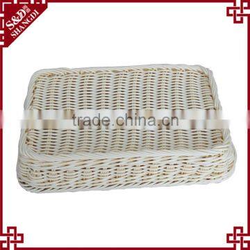Wholesales Beautiful Plastic Hand Basket for Storage Hotel Toiletries Clean Tool