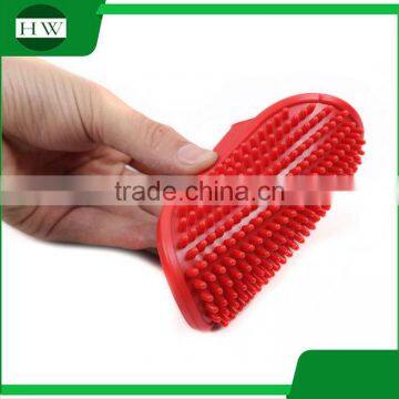 Pet Accessories Tool Rubber Palm Cat Dog Pet Bath Massage Hair Removal Grooming Slicker Brush Comb With Lock photo-2