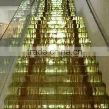 The Most Beautiful& Best Qualit BACKLIT ONYX STAIRS STEPS RISERS & BALUSTRADE photo-3