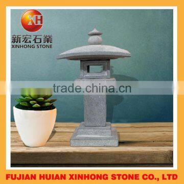 Latest popular japanese high quality mini stone desk lantern