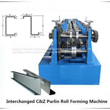 cz interchange purlin roll forming machine