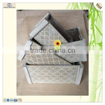 Photo Printed Pattern Set Wooden Egg Shipping Crate photo-5