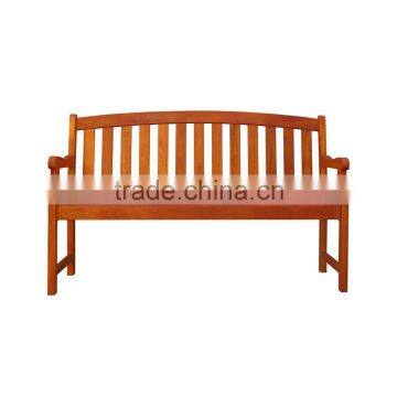 Park Long Chair Outdoor Carved Double Seat Teak Wood Bench photo-2
