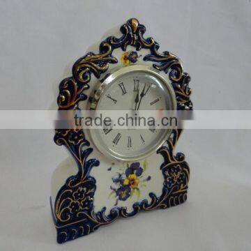 Vintage Table Clock/Porcelain Table Clock photo-6