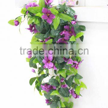 Plastic Artificial Leaves Hanging Plants Indoor Wall Decoration photo-6