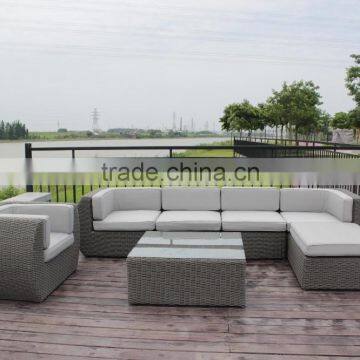 Luxury Outdoor Furniture Sectional Sofa Rattan Garden Sofa Set photo-2