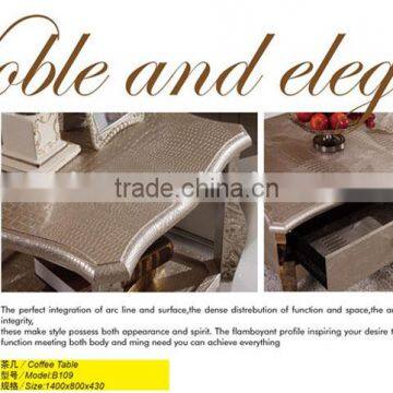 Modern Stylish Stainless Steel Center Coffee Table for Modern Furniture B109 photo-3