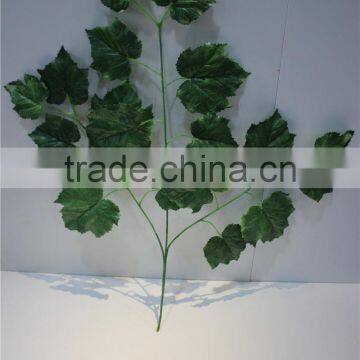 Brand Name Artificial Plants Artificial Leaf Branch Green Leaf Decor Banyan Leaf photo-3