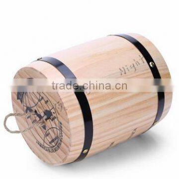 High Quality Eco-friendly Coffee Bean Wood Barrel photo-3