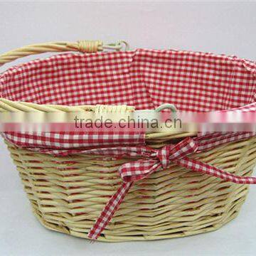Wholesale Wicker Gift Basket Baby Gift Basket With Lining photo-1