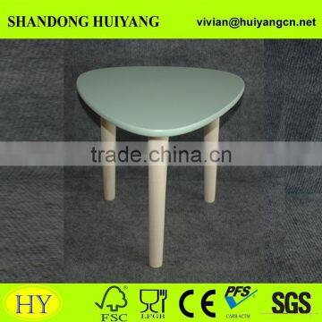 FSC Triangle Wood Furniture Folding Coffee Table Tea Table photo-2