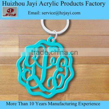 Wholesale Acrylic Lucite Customize Laser Cut Keychain China Manufacturers for Love Gift