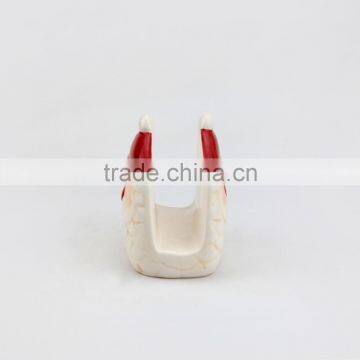 Ceramic Santa Claus Head Napkin Holder,Christmas Santa Claus Head Napkin Holder photo-2