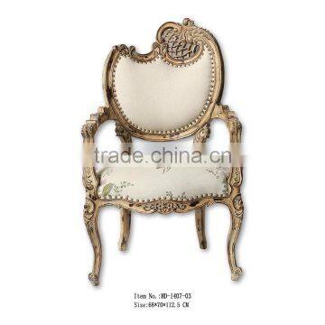 China Hot Sales Antique Style Wedding Chair for Bride and Groom photo-4