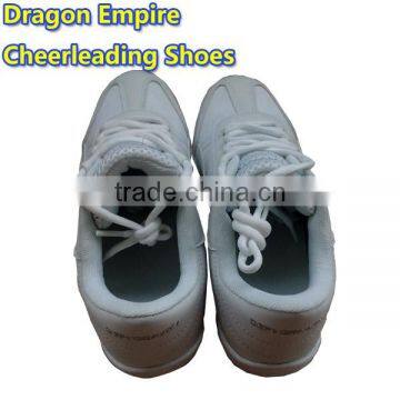 Pure White Unisex Cheerleading Dance Shoes Soft Durable Sole Athletic Training Dancing Shoes photo-4