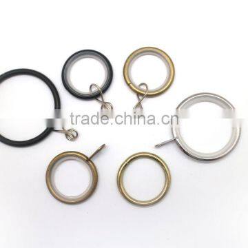 Steel Curtain Metal Rod Ring Fixed Eyelet Inside Diameter 43mm Antique Brass Plated photo-5