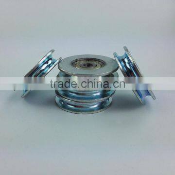 1.5 inch pulley wheels with bearing groove U wheel diameter 40mm thickness 8mm bearing 635ZZ Item: 408R-635ZZ