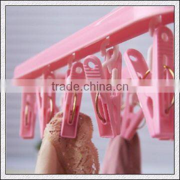 Cheap High Quality Foldable Plastic Hard Hanger With Lips for Home Cloth Scoks Bras in Professional OEM Maker