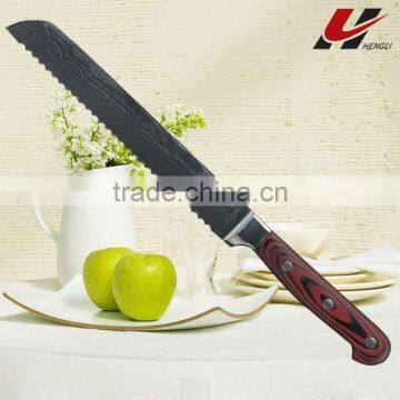 damascus bread knife SD11A-803