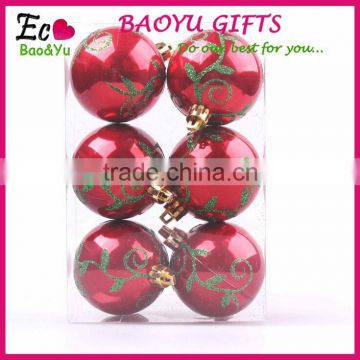 Factory price wholesale Christmas Plastic decoration ball