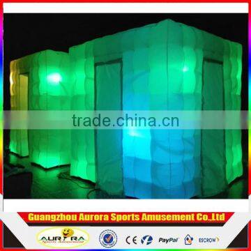 Hot Sale 3D LED Inflatable Photo Booth Enclosure LED Wedding Inflatable Photobooth Shell photo-4