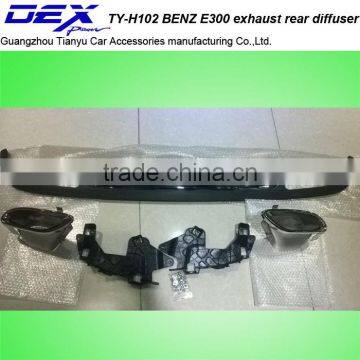 car part b~enz e300 exhaust rear diffuser
