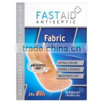 Fast Aid Antiseptic Fabric Plasters x24